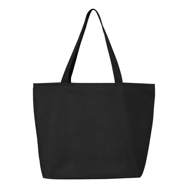 Canvas tote with zipper closure, large main compartment, interior zippered pouch... from ASI 84358 S&S Activewear