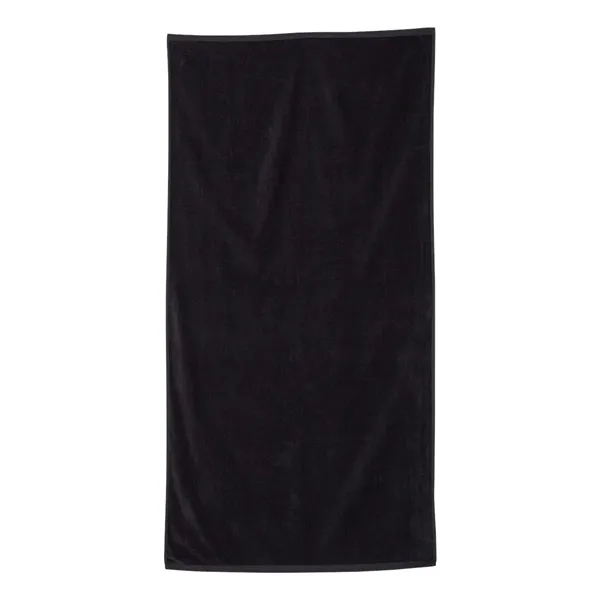 Q-Tees Velour Beach Towel... from ASI 84358 S&S Activewear