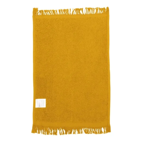 100% cotton fingertip towel with fringed ends, one side of velour,... from ASI 84358 S&S Activewear