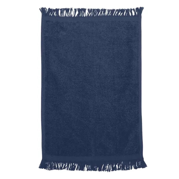 100% cotton fingertip towel with fringed ends, one side of velour,... from ASI 84358 S&S Activewear