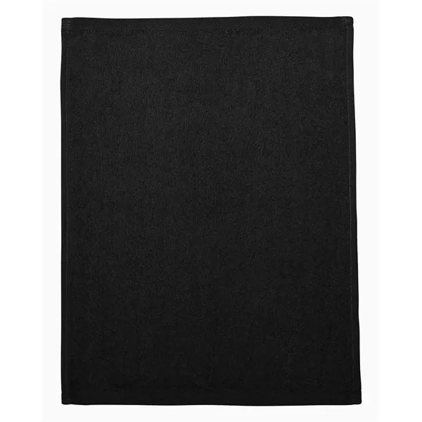 100% cotton towel with fringed end and measures 11" x 8"... from ASI 84358 S&S Activewear