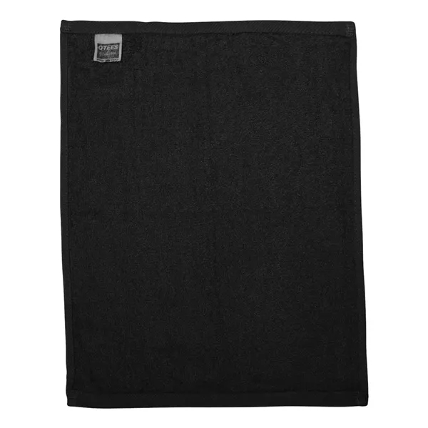 100% cotton towel with fringed end and measures 11" x 8"... from ASI 84358 S&S Activewear