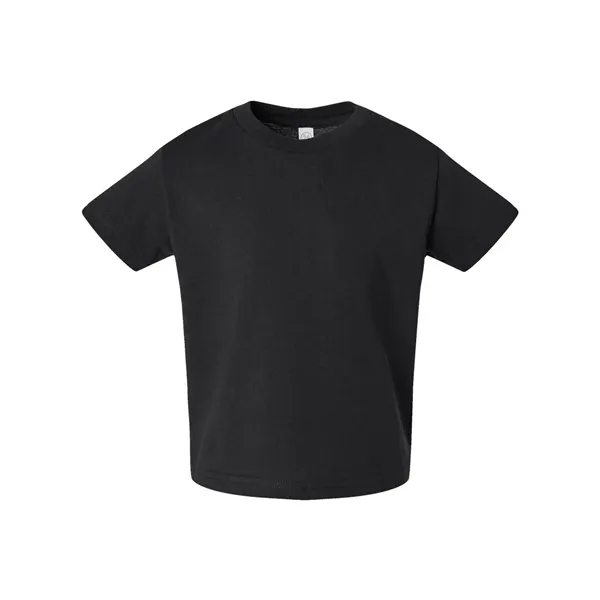 Toddlers 100% cotton jersey short sleeve T-shirt with ribbed crew neck.... from ASI 84358 S&S Activewear