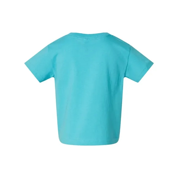Toddlers 100% cotton jersey short sleeve T-shirt with ribbed crew neck.... from ASI 84358 S&S Activewear