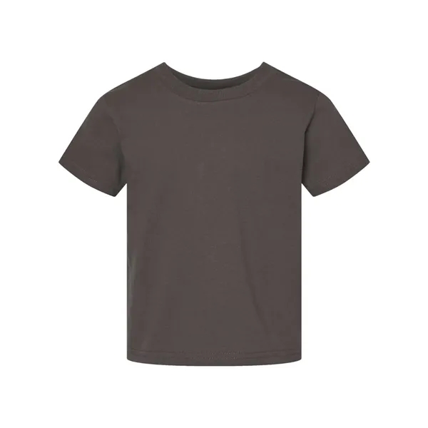 Toddlers 100% cotton jersey short sleeve T-shirt with ribbed crew neck.... from ASI 84358 S&S Activewear