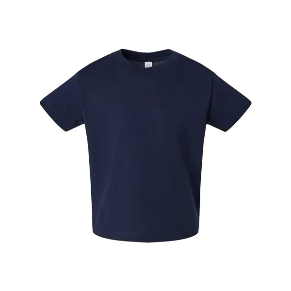 Toddlers 100% cotton jersey short sleeve T-shirt with ribbed crew neck.... from ASI 84358 S&S Activewear