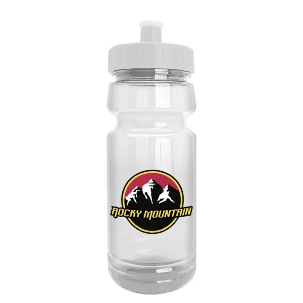 24 oz. bike bottle with transparent design and push-pull lid.... from ASI 88060 Snugz/USA Inc
