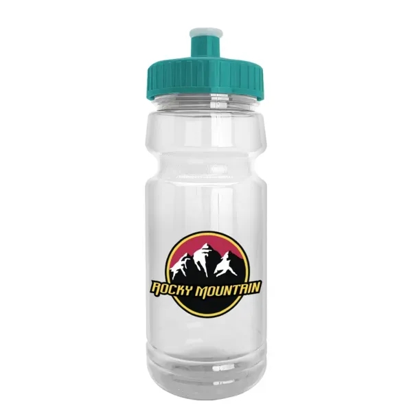 24 oz. bike bottle with transparent design and push-pull lid.... from ASI 88060 Snugz/USA Inc