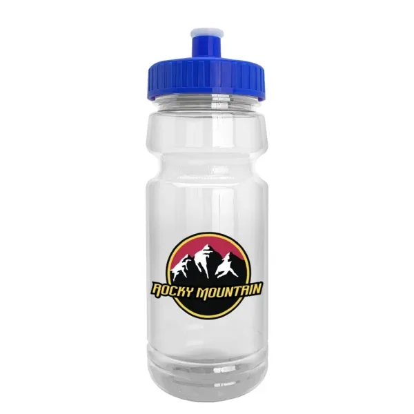 24 oz. bike bottle with transparent design and push-pull lid.... from ASI 88060 Snugz/USA Inc