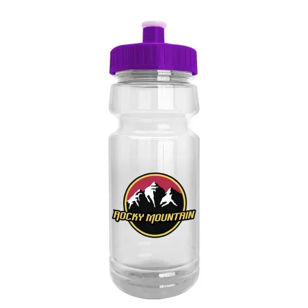 24 oz. bike bottle with transparent design and push-pull lid.... from ASI 88060 Snugz/USA Inc