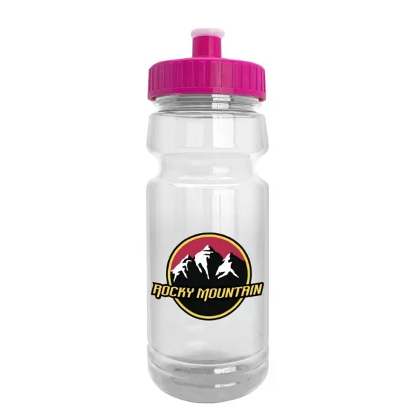 24 oz. bike bottle with transparent design and push-pull lid.... from ASI 88060 Snugz/USA Inc