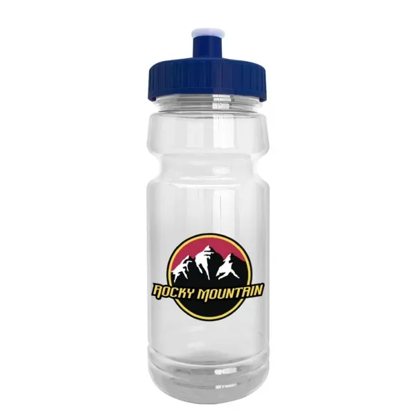 24 oz. bike bottle with transparent design and push-pull lid.... from ASI 88060 Snugz/USA Inc