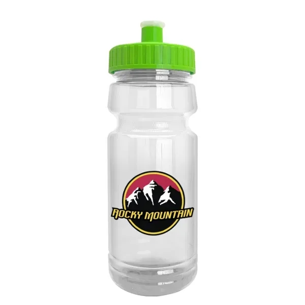 24 oz. bike bottle with transparent design and push-pull lid.... from ASI 88060 Snugz/USA Inc