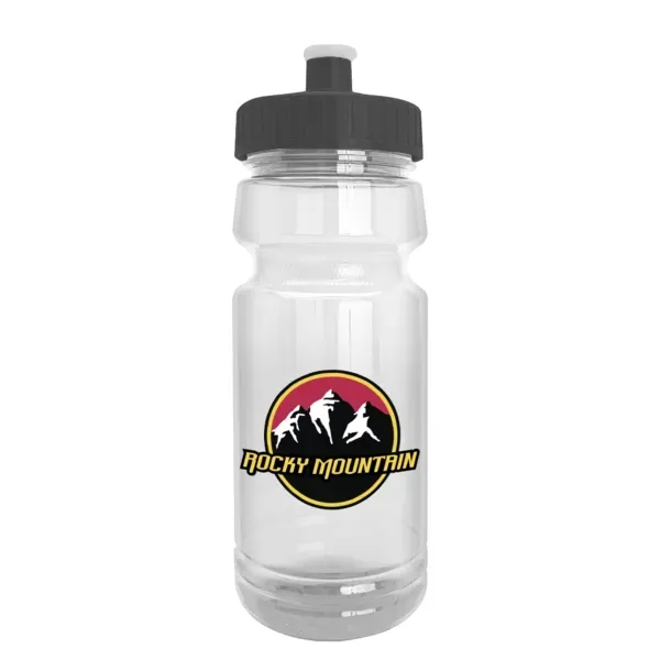 24 oz. bike bottle with transparent design and push-pull lid.... from ASI 88060 Snugz/USA Inc