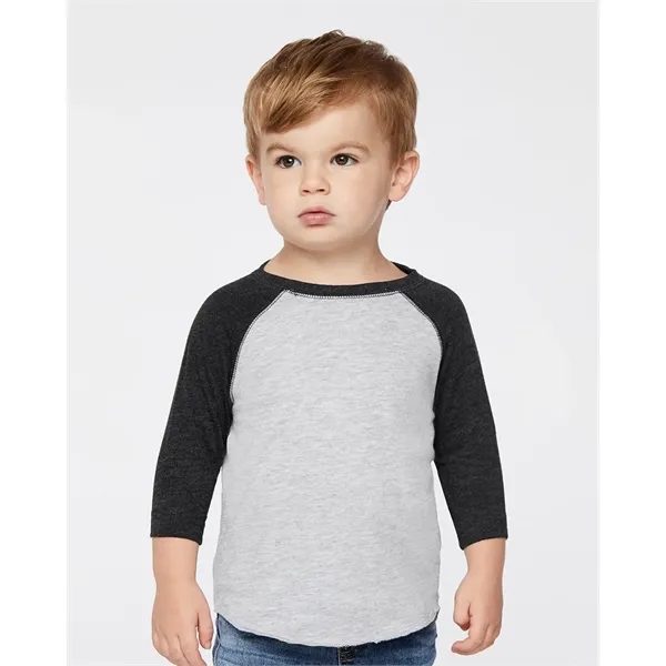 Rabbit Skins Fine Jersey Toddler 3/4 Sleeve Baseball T-Shirt, blank.... from ASI 84358 S&S Activewear