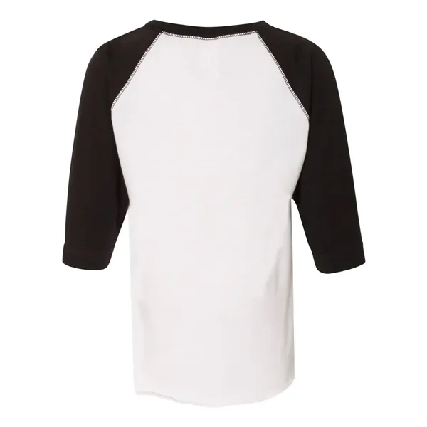 Rabbit Skins Fine Jersey Toddler 3/4 Sleeve Baseball T-Shirt, blank.... from ASI 84358 S&S Activewear