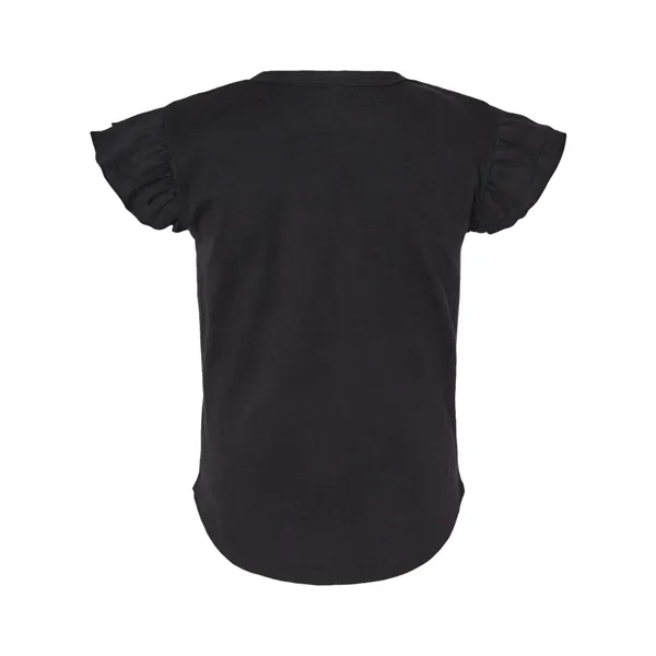 Rabbit Skins Toddler Flutter Sleeve Tee... from ASI 84358 S&S Activewear