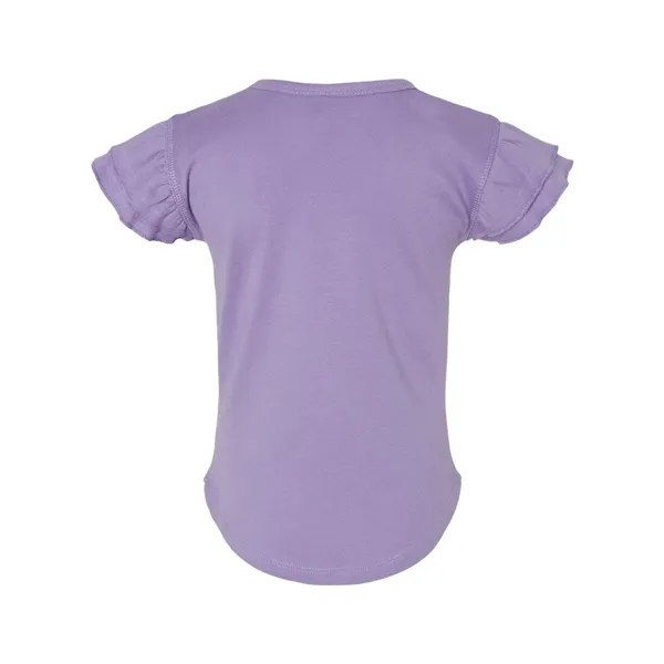 Rabbit Skins Toddler Flutter Sleeve Tee... from ASI 84358 S&S Activewear