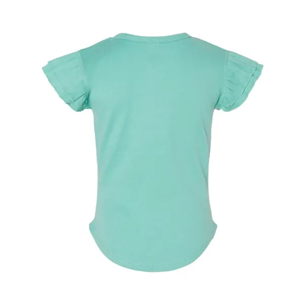 Rabbit Skins Toddler Flutter Sleeve Tee... from ASI 84358 S&S Activewear