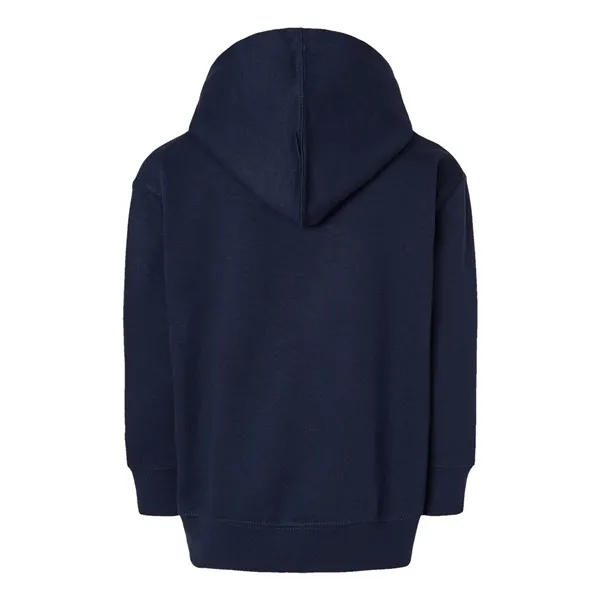 Toddler zip fleece hoodie made of cotton/polyester with double-needle, topstitched, and... from ASI 84358 S&S Activewear