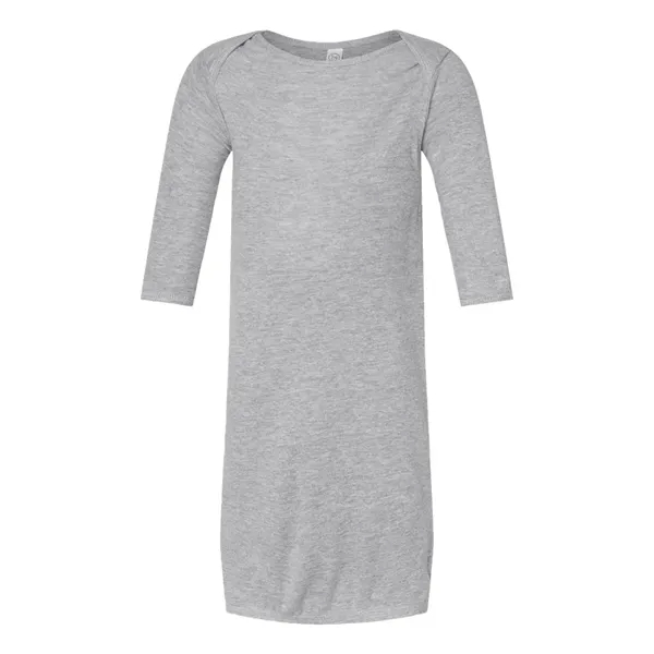 Infant 1x1 baby rib lap shoulder layette. Blank product.... from ASI 84358 S&S Activewear