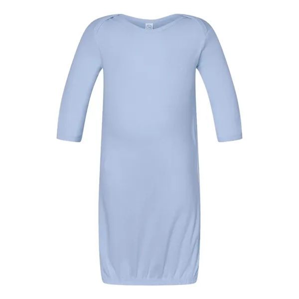 Infant 1x1 baby rib lap shoulder layette. Blank product.... from ASI 84358 S&S Activewear