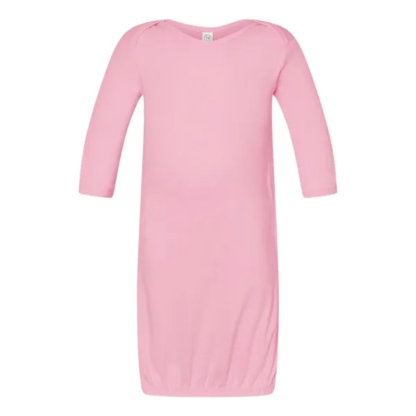 Infant 1x1 baby rib lap shoulder layette. Blank product.... from ASI 84358 S&S Activewear