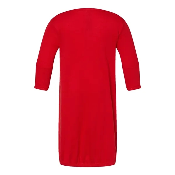 Infant 1x1 baby rib lap shoulder layette. Blank product.... from ASI 84358 S&S Activewear