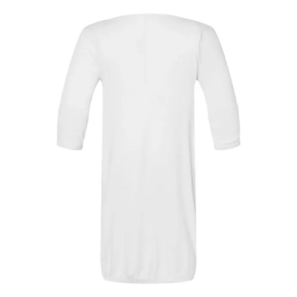 Infant 1x1 baby rib lap shoulder layette. Blank product.... from ASI 84358 S&S Activewear