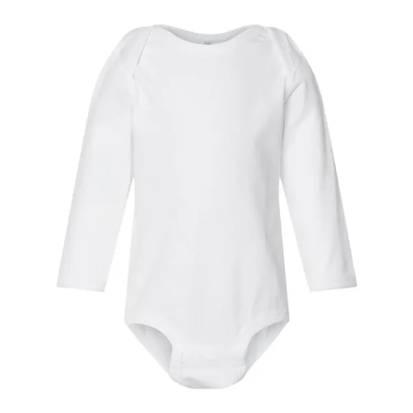 Rabbit Skins Infant Fine Jersey Long Sleeve Bodysuit... from ASI 84358 S&S Activewear
