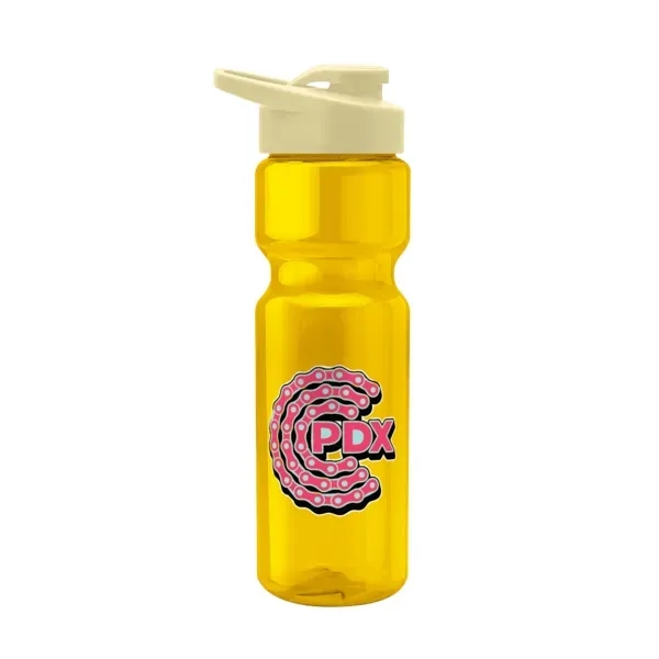 28 oz. bike bottle with transparent design and drink-thru lid.... from ASI 88060 Snugz/USA Inc