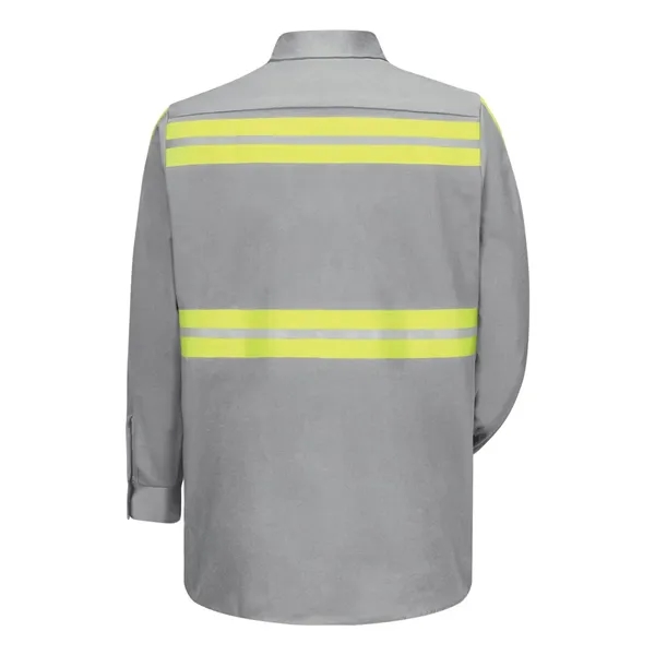 Enhanced Visibility Cotton Work Shirt Long Sizes... from ASI 84358 S&S Activewear