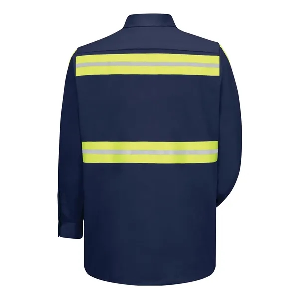 Enhanced Visibility Cotton Work Shirt Long Sizes... from ASI 84358 S&S Activewear