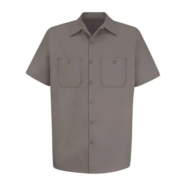 Cotton short sleeve uniform shirt with convertible collar. Blank product.... from ASI 84358 S&S Activewear