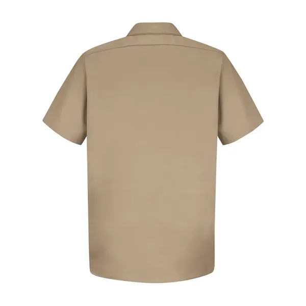 Cotton short sleeve uniform shirt with convertible collar. Blank product.... from ASI 84358 S&S Activewear