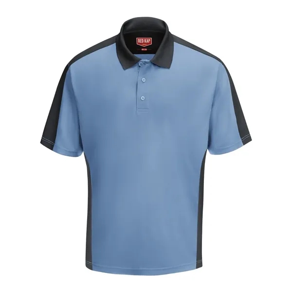 Short Sleeve Performance Knit Two Tone Polo... from ASI 84358 S&S Activewear