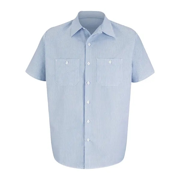 Industrial Stripe Work Shirt Long Sizes... from ASI 84358 S&S Activewear