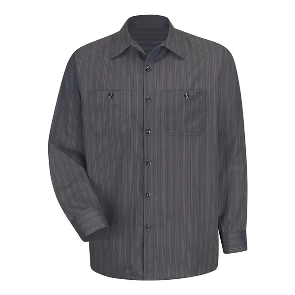 Long sleeve work shirt made of polyester and cotton with a... from ASI 84358 S&S Activewear