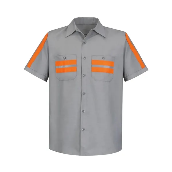 Enhanced Visibility Industrial Work Shirt... from ASI 84358 S&S Activewear