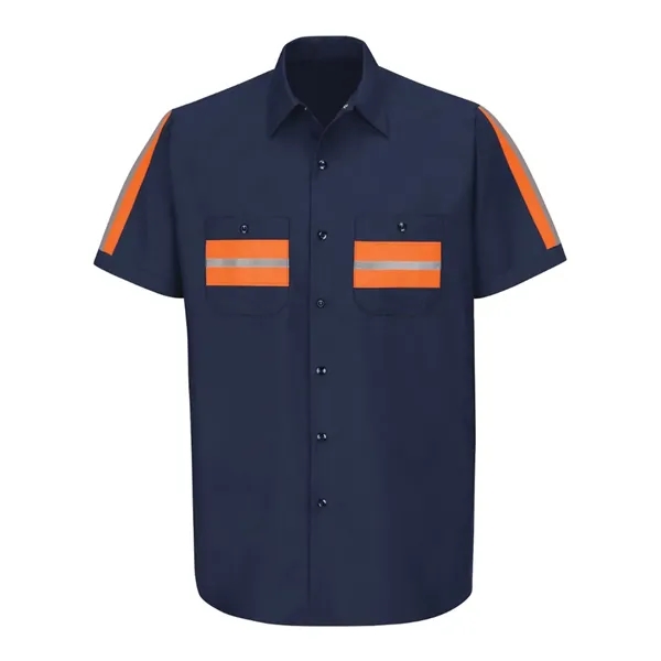 Enhanced Visibility Industrial Work Shirt... from ASI 84358 S&S Activewear