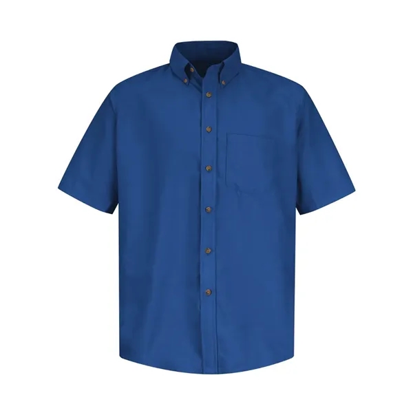 Red Kap Poplin Short Sleeve Dress Shirt - Long Sizes... from ASI 84358 S&S Activewear