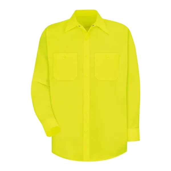 Enhanced Visibility Long Sleeve Work Shirt Long Sizes... from ASI 84358 S&S Activewear