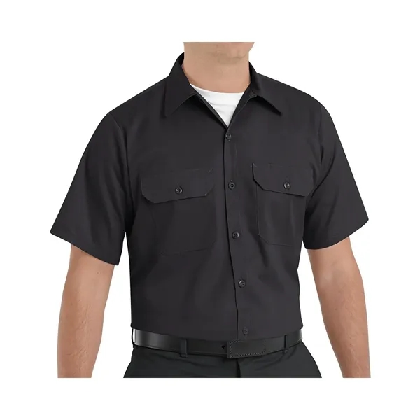 Utility short sleeve work shirt with soil release finish. Blank product.... from ASI 84358 S&S Activewear