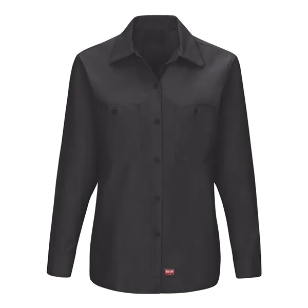 Red Kap Women's Long Sleeve Mimix Work Shirt... from ASI 84358 S&S Activewear