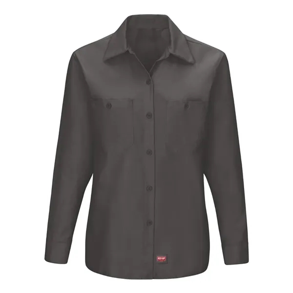 Red Kap Women's Long Sleeve Mimix Work Shirt... from ASI 84358 S&S Activewear
