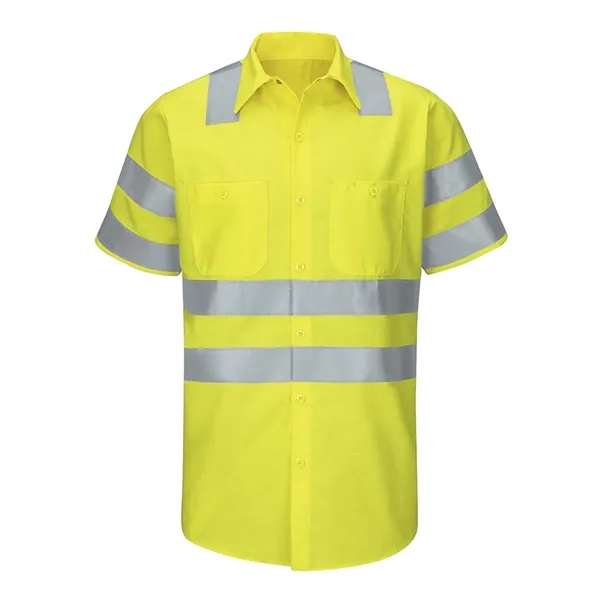 Enhanced & Hi-Visibility Work Shirt - Long Sizes... from ASI 84358 S&S Activewear