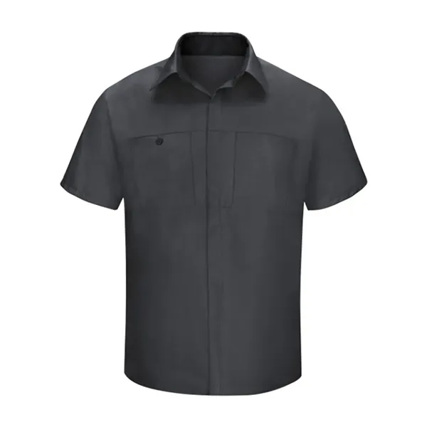 Men's Performance Plus Short Sleeve Shop Shirt with Oilbl...... from ASI 84358 S&S Activewear