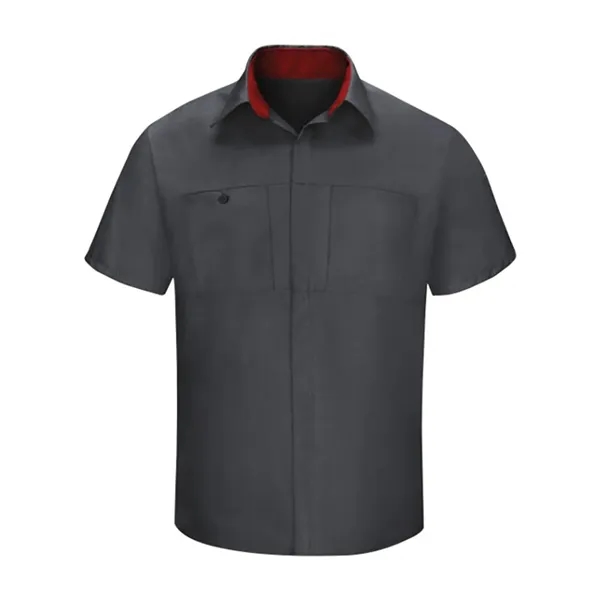 Men's Performance Plus Short Sleeve Shop Shirt with Oilbl...... from ASI 84358 S&S Activewear