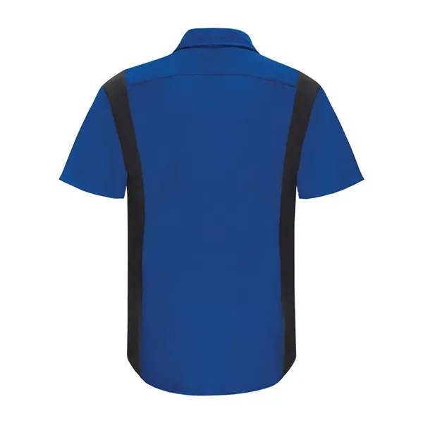 Men's Performance Plus Short Sleeve Shop Shirt with Oilbl...... from ASI 84358 S&S Activewear