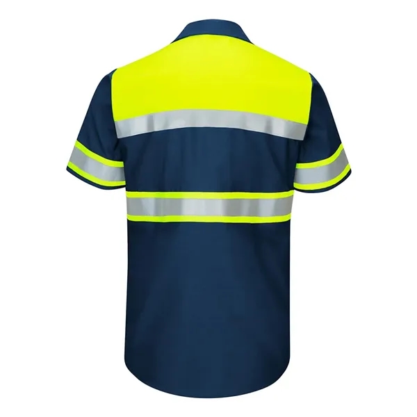 Hi-Visibility Colorblock Ripstop Short Sleeve Work Shirt... from ASI 84358 S&S Activewear